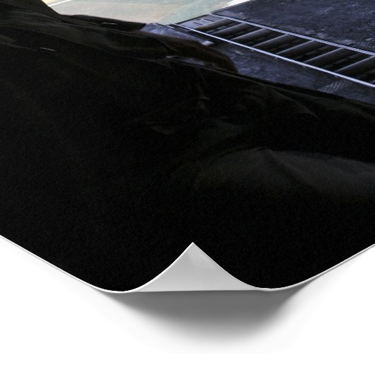 Een soldaat van het Amerikaanse leger oefent een s Poster (Hoek)