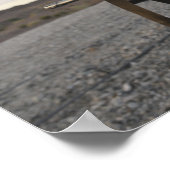 Een soldaat viert in brand op een doelwit poster (Hoek)