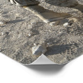 Een soldaat zet zijn doelwit aan op een schiettoes poster (Hoek)