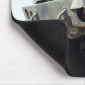 Een soldaat zorgt voor de veiligheid van mariniers muismat (Hoek)