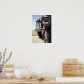 Een soldaat zorgt voor de veiligheid van mariniers poster (Keuken)