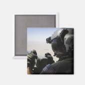 Een soldaat zorgt voor veiligheid magneet (Voorkant / Achterkant)