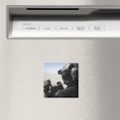 Een soldaat zorgt voor veiligheid magneet (Insitu (Vaatwasser))