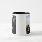 Een soldaat zorgt voor veiligheid mok (Midden)