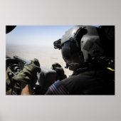 Een soldaat zorgt voor veiligheid poster (Voorkant)