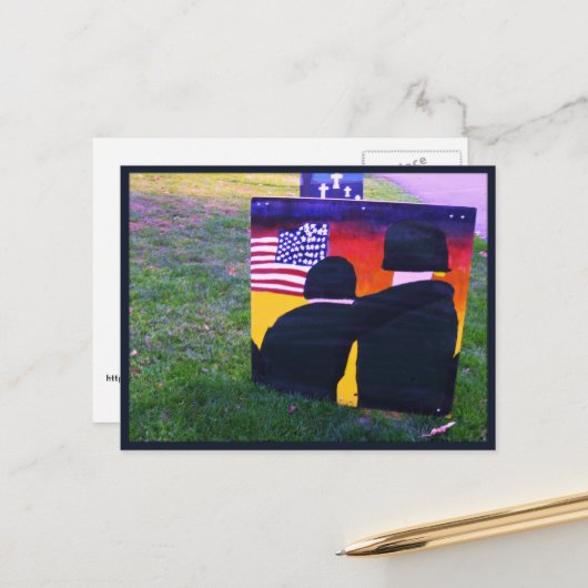 Een soldatencomfort - Briefkaart (Voorkant / Achterkant in situ)