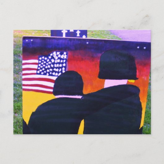 Een soldatencomfort - Briefkaart (Voorkant)