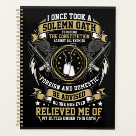 Een Solemn Oath U.S. Planner