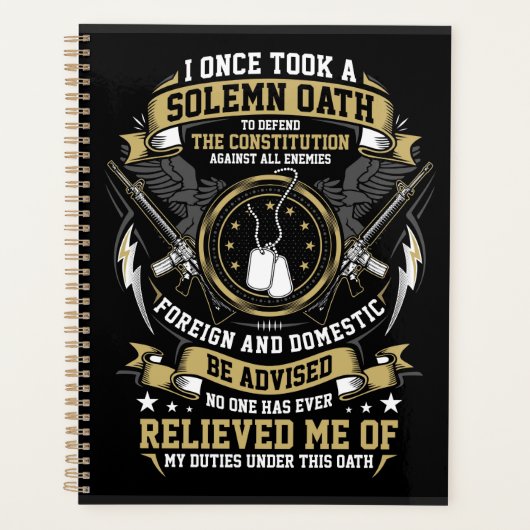 Een Solemn Oath U.S. Planner