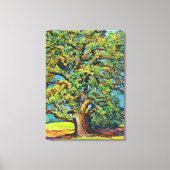 Een solitaire boom canvas afdruk (Voorkant)