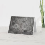 "Een Sombere Bijeenkomst" Condoleancekaart Kaart (Voorkant)