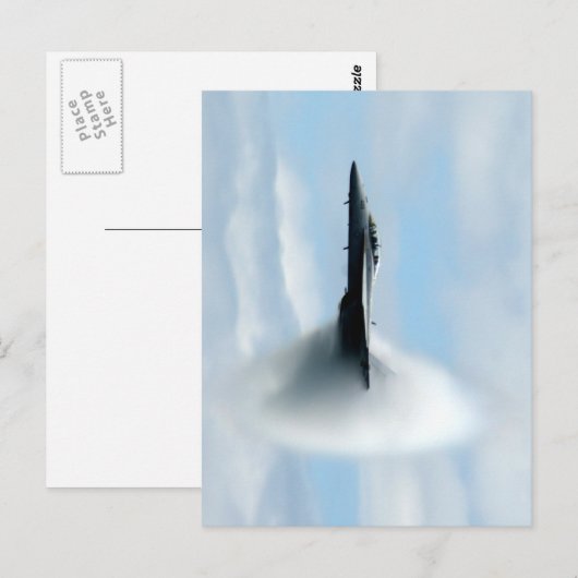 Een Sonic Boom Briefkaart (Voorkant / Achterkant)