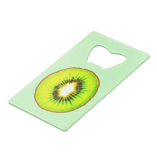 één soort aanpasbaar creditkaart flessenopener (Voorkant Gekanteld)