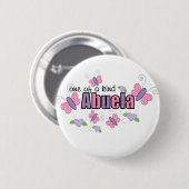 Een soort Abuela Ronde Button 5,7 Cm (Voorkant /achterkant)