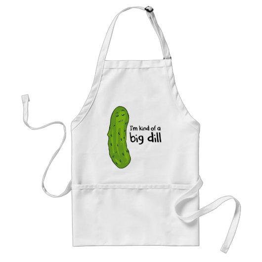 Een soort Big Deal Dill Pickle Standaard Schort (Voorkant)