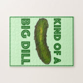 Een soort Big (Deal) Green Kosher Dill Pickle Legpuzzel (Horizontaal)