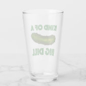 Een soort Big Dill Crunchy Green Kosher Pickle Glas (Achterkant)
