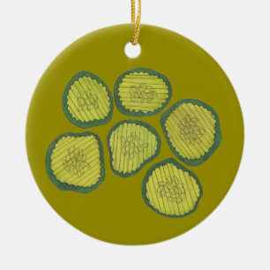 Een soort Big Dill Deal Congrats Pickle Chips Keramisch Ornament