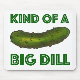 Een soort Big Dill (Deal) Green Kosher Pickle Muismat