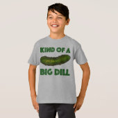 Een soort Big Dill (Deal) Green Kosher Pickle T-shirt (Voorkant volledig)