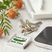 Een soort Big Dill (Deal) Green Pickle Sleutelhang Sleutelhanger (Zijkant)