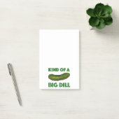 Een soort Big Dill (Deal) Kosher Deli Green Pickle Post-it® Notes (Kantoor)