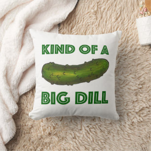 Een soort Big Dill (Deal) Kosher Pickle Foodie Kussen