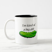Een soort Big Dill Pickle Mok (Links)