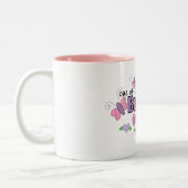 Een soort bubus tweekleurige koffiemok (Links)