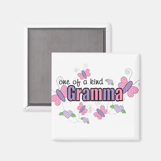 Een soort gramma magneet (Voorkant / Achterkant)