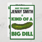 Een soort Groot Afstuderen van de Dill (Deal) Groe Kaart (Voorkant / Achterkant)