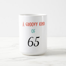 Een soort groovy van 65 koffiemok