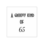 Een soort groovy van 65 rubberstempel (Afrduk)