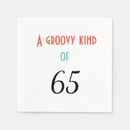 Een soort groovy van 65 servet