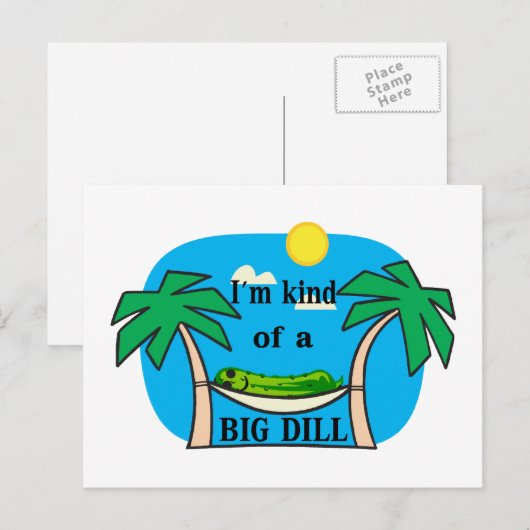 Een soort grote dal briefkaart (Voorkant / Achterkant)