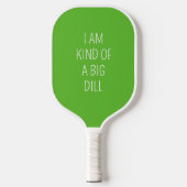 Een soort grote dille pickleball paddle (Voorkant)