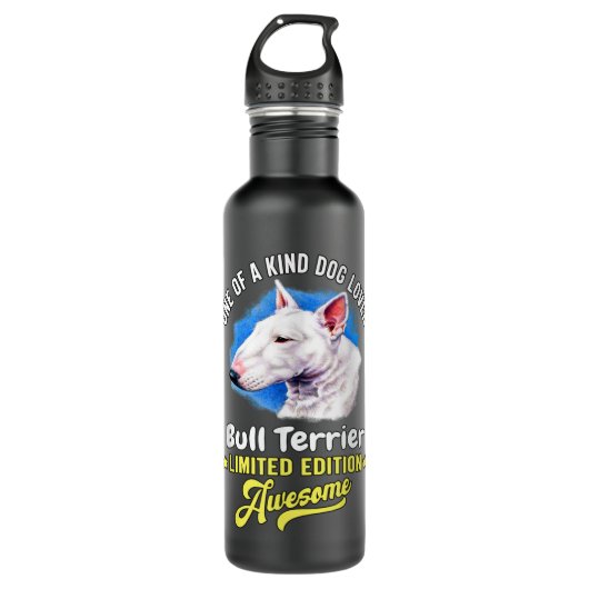 Een soort Hondenliefhebber Bull Terrier Limited Ed Waterfles (Voorkant)