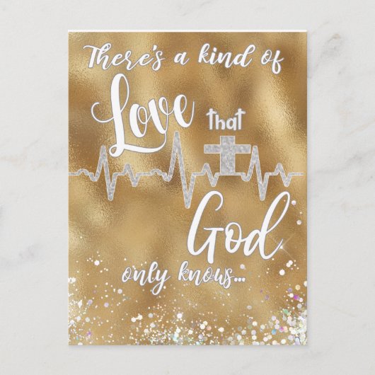 Een soort liefde die alleen God Christelijk kent Briefkaart (Voorkant)