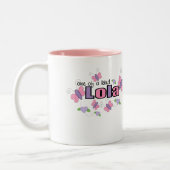 Een soort Lola Tweekleurige Koffiemok (Links)