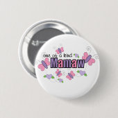 Een soort Mamaw Ronde Button 5,7 Cm (Voorkant /achterkant)
