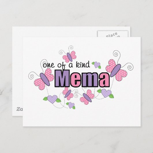 Een soort mema briefkaart (Voorkant / Achterkant)