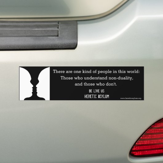 Eén soort mensen bumpersticker (Op auto)