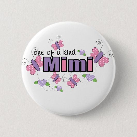 Een soort Mimi Ronde Button 5,7 Cm (Voorkant)