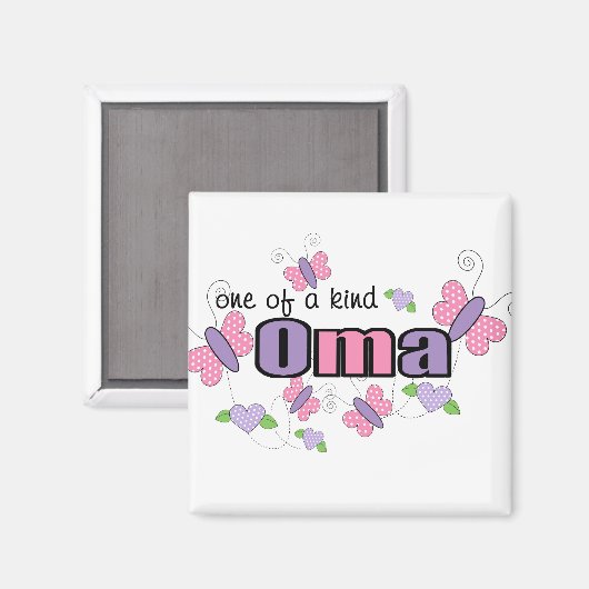 Een soort Oma Magneet (Voorkant / Achterkant)