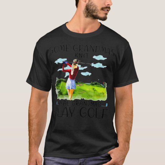 Een soort oma's die echte oma's maken golf t-shirt (Voorkant)