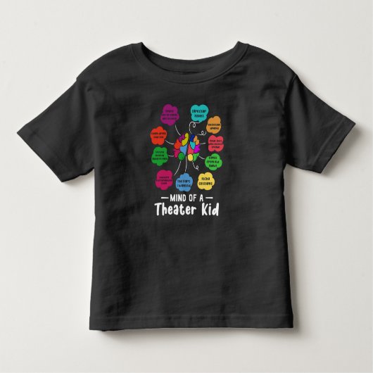 Een soort theater Kind grappige muzikale theaterac Kinder Shirts (Voorkant)