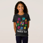 Een soort theater Kind grappige muzikale theaterac T-shirt (Voorkant volledig)