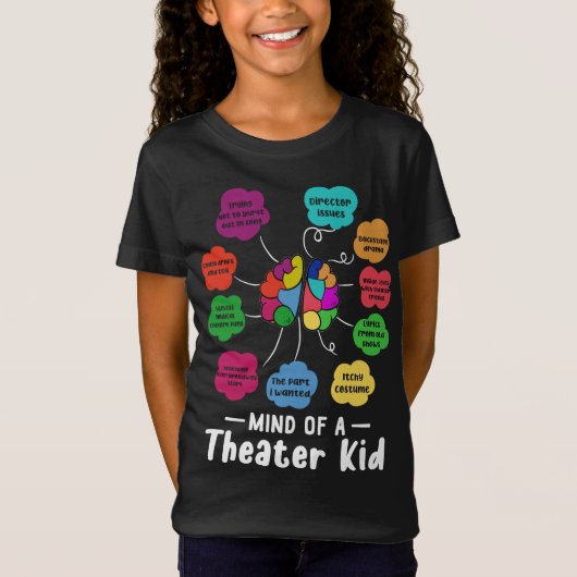 Een soort theater Kind grappige muzikale theaterac T-shirt (Voorkant)