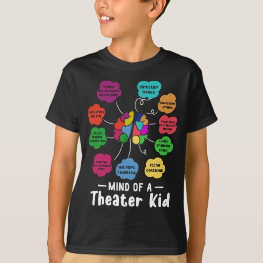 Een soort theater Kind grappige muzikale theaterac T-shirt (Voorkant)