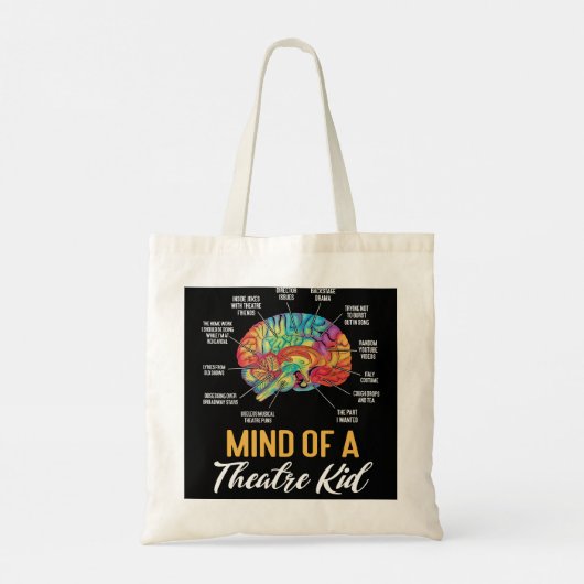 Een soort theaterKind Actress Broadway Musical Th Tote Bag (Achterkant)